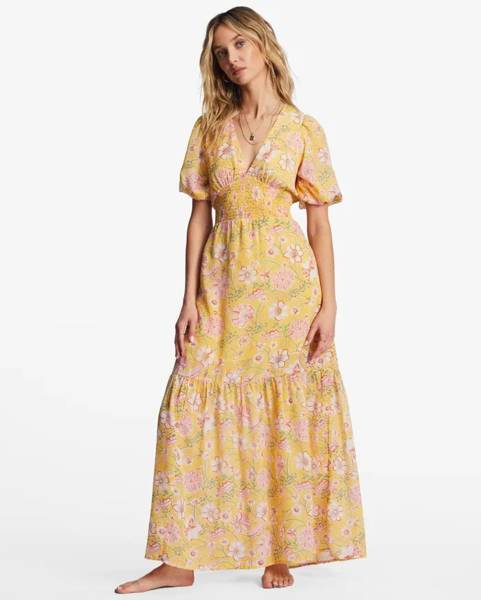 Billabong Spellbound Maxi Dress Golden Peach Women Dresses Billabong Spellbound Maxi Dress Golden Peach Women Dresses
