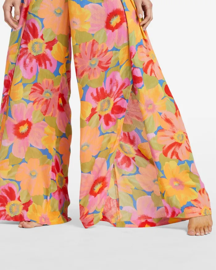 Billabong Split Spirit Floral Pants Multi 2 Women Pants Billabong Split Spirit Floral Pants Multi 2 Women Pants
