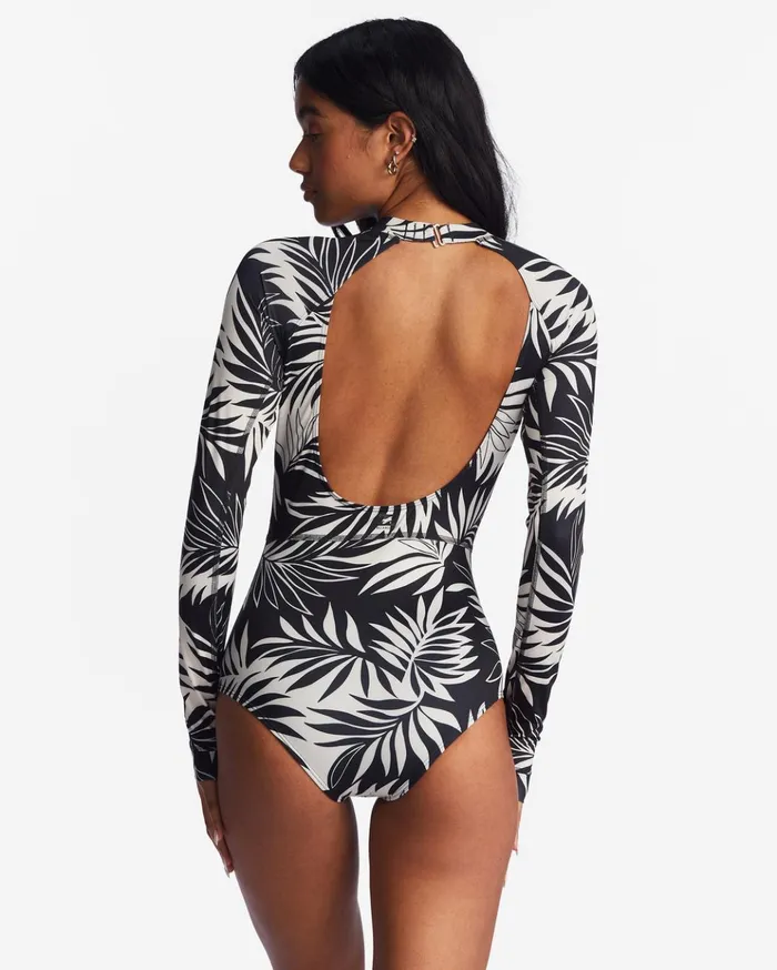 Billabong Spotted In Paradise UPF 50 Long Sleeve OnePiece Swimsuit White Cap Women Rashguards and Bodysuits Billabong Spotted In Paradise UPF 50 Long Sleeve OnePiece Swimsuit White Cap Women Rashguards and Bodysuits