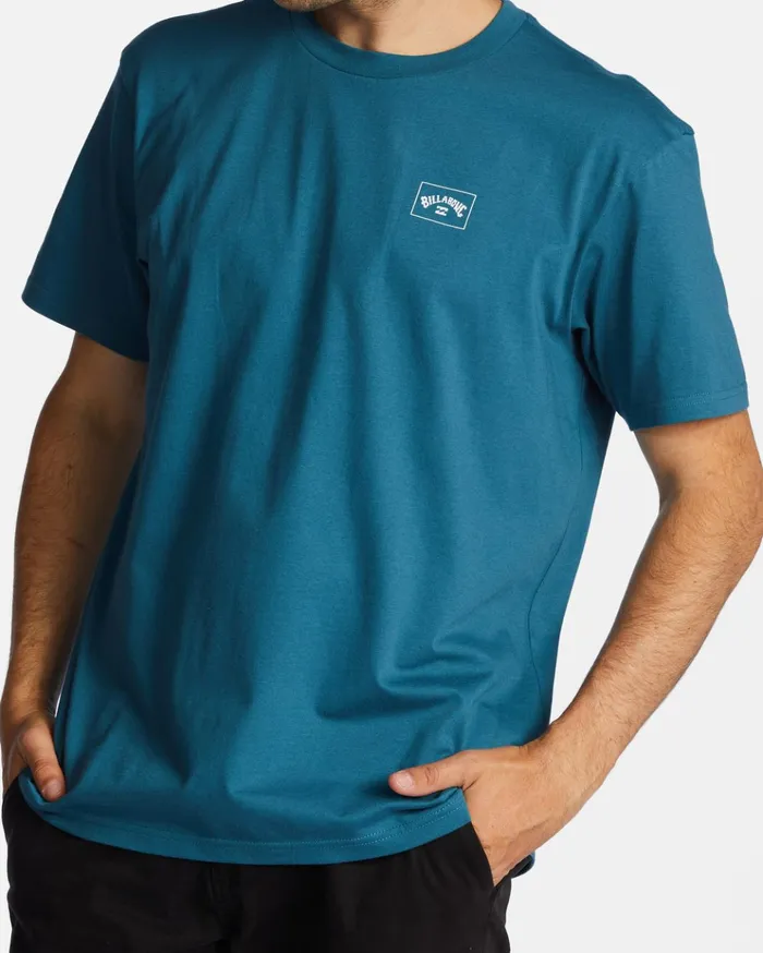 Billabong Stacked Arch TShirt Blue Lagoon Men TShirts Billabong Stacked Arch TShirt Blue Lagoon Men TShirts