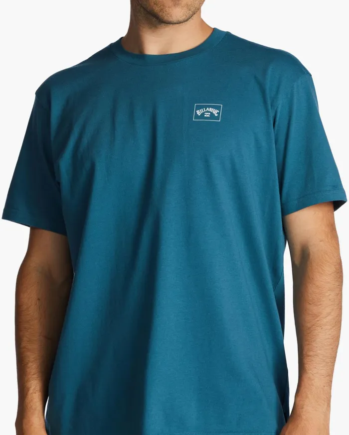 Billabong Stacked Arch TShirt Blue Lagoon Men TShirts Billabong Stacked Arch TShirt Blue Lagoon Men TShirts