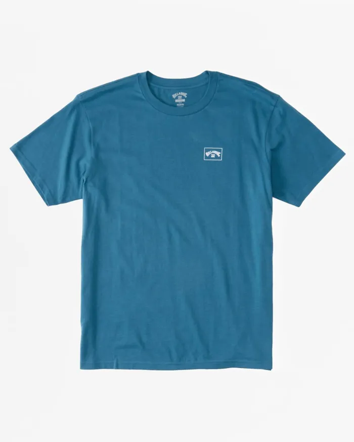 Billabong Stacked Arch TShirt Blue Lagoon Men TShirts Billabong Stacked Arch TShirt Blue Lagoon Men TShirts