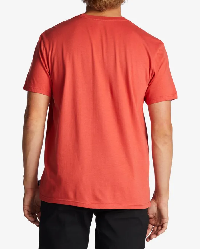 Billabong Stacked Arch TShirt Dark Coral Men TShirts Billabong Stacked Arch TShirt Dark Coral Men TShirts