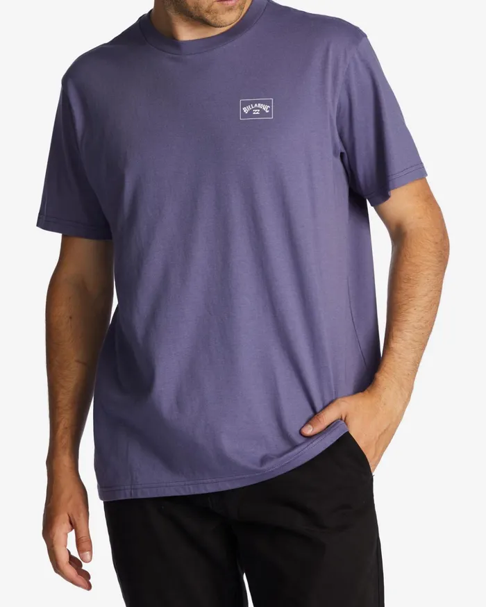 Billabong Stacked Arch TShirt Dusty Grape Men TShirts Billabong Stacked Arch TShirt Dusty Grape Men TShirts