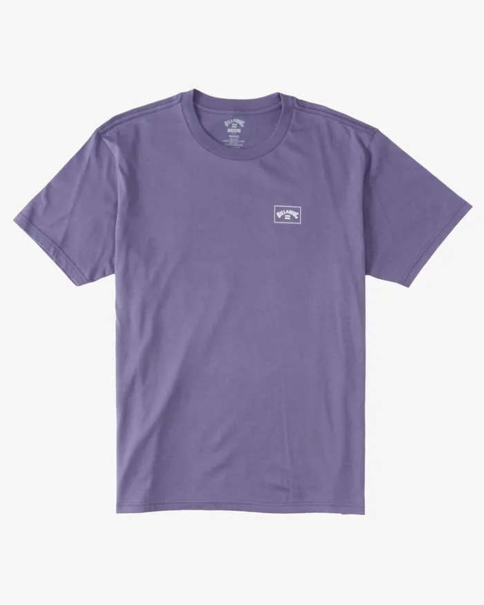 Billabong Stacked Arch TShirt Dusty Grape Men TShirts Billabong Stacked Arch TShirt Dusty Grape Men TShirts