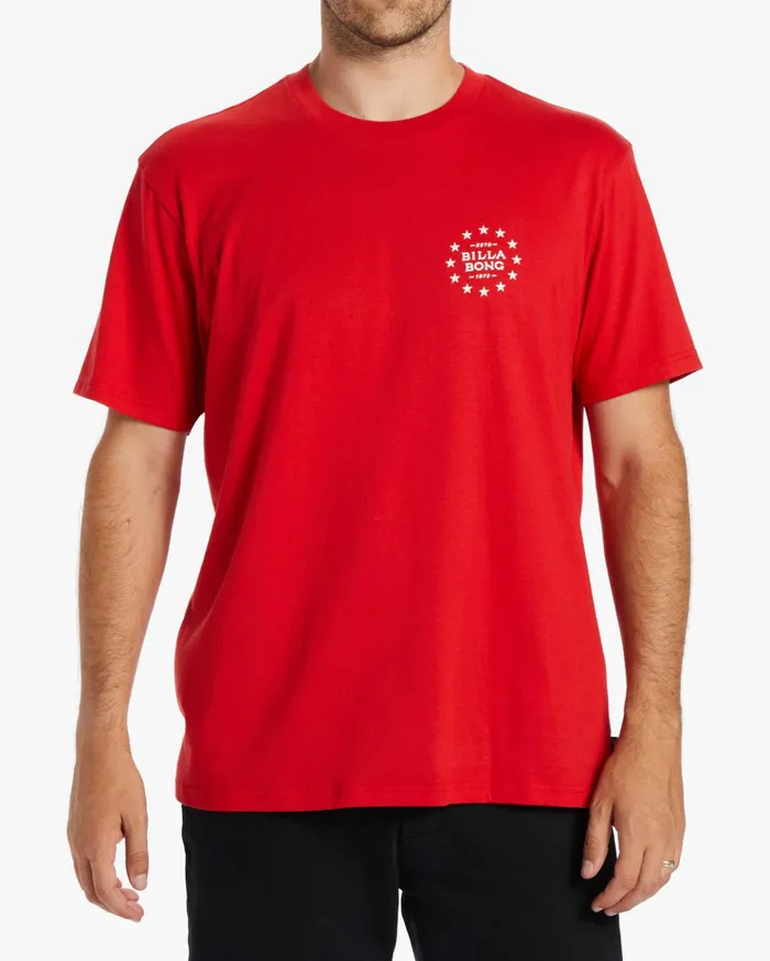 Billabong Star Spangled TShirt Red Men TShirts