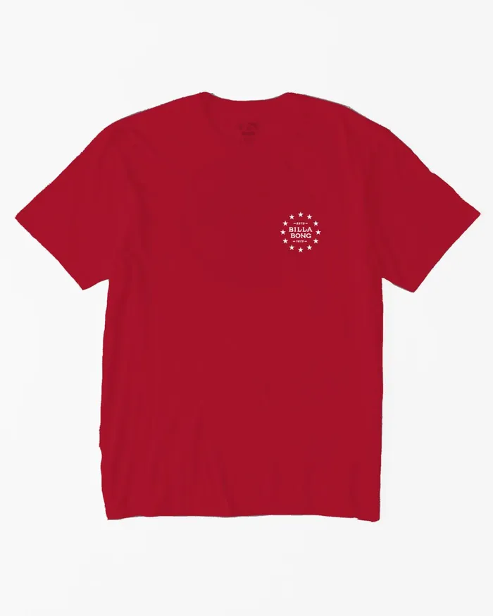 Billabong Star Spangled TShirt Red Men TShirts Billabong Star Spangled TShirt Red Men TShirts