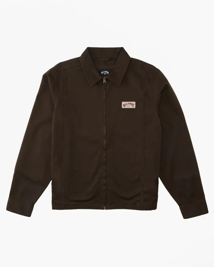 Billabong Station Workwear Jacket Dark Brown Men Jackets