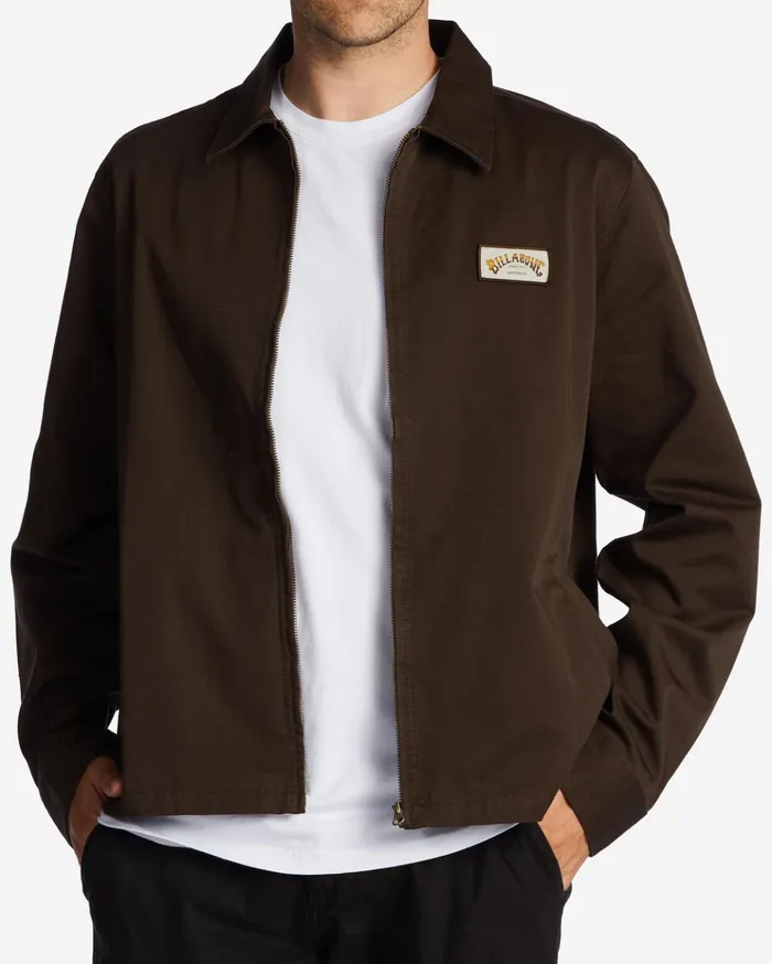 Billabong Station Workwear Jacket Dark Brown Men Jackets Billabong Station Workwear Jacket Dark Brown Men Jackets