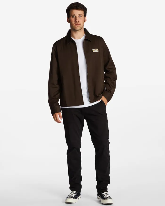 Billabong Station Workwear Jacket Dark Brown Men Jackets Billabong Station Workwear Jacket Dark Brown Men Jackets