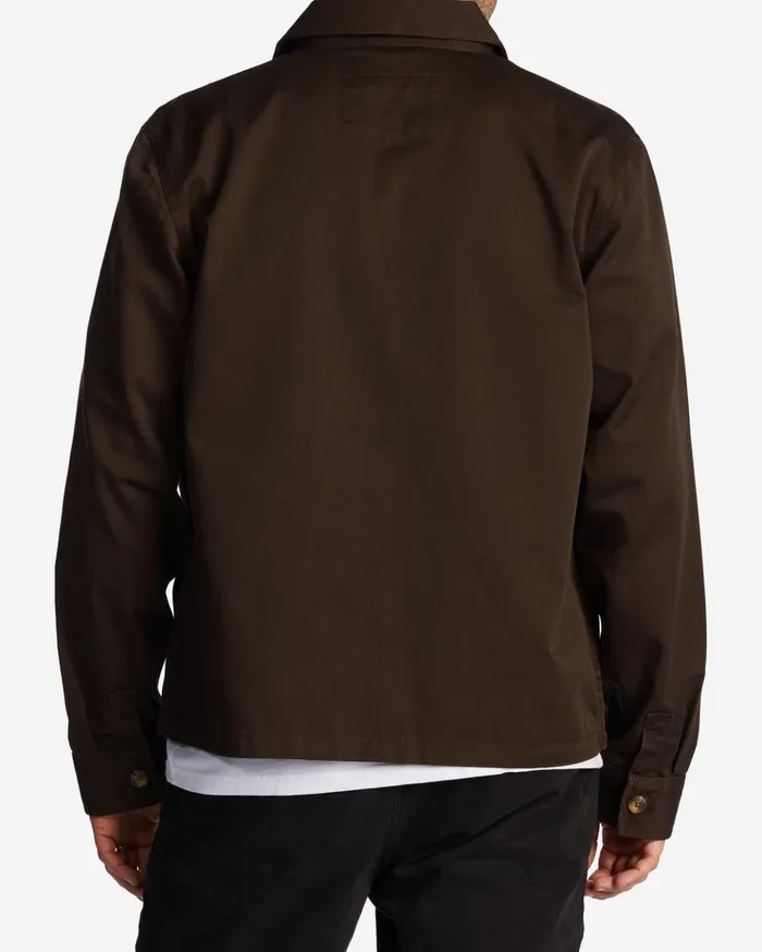 Billabong Station Workwear Jacket Dark Brown Men Jackets Billabong Station Workwear Jacket Dark Brown Men Jackets