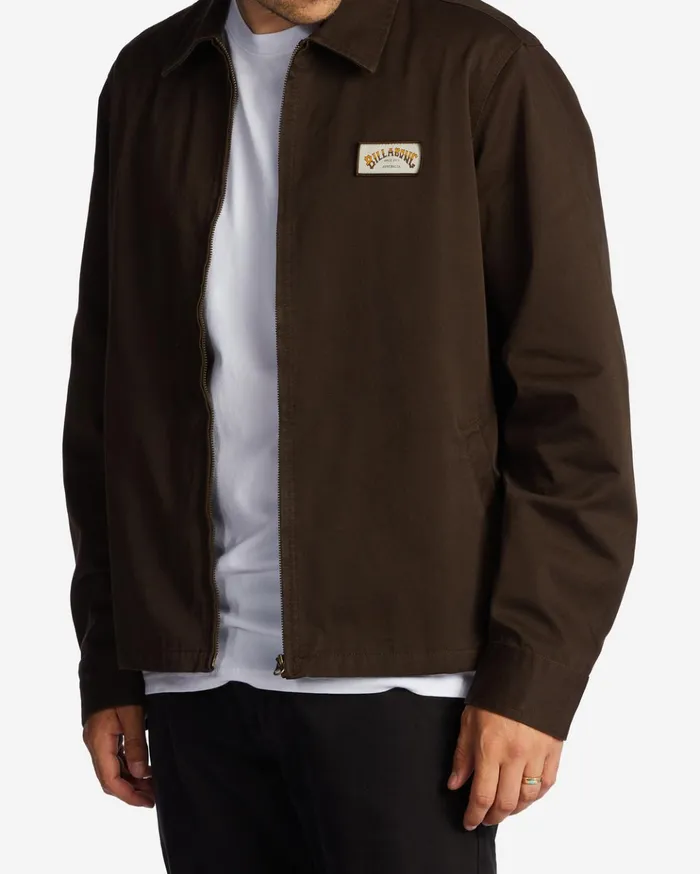 Billabong Station Workwear Jacket Dark Brown Men Jackets Billabong Station Workwear Jacket Dark Brown Men Jackets