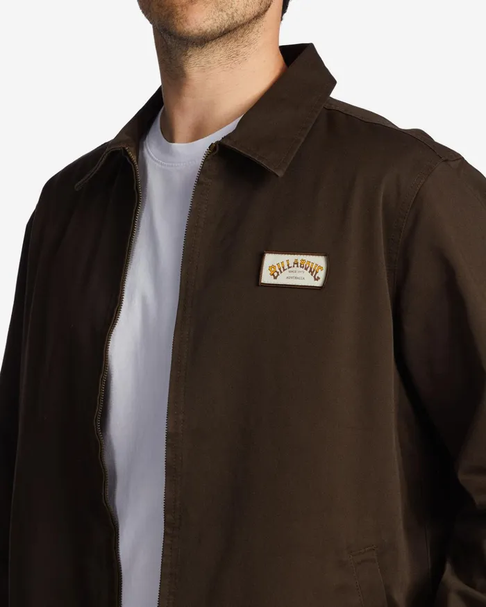 Billabong Station Workwear Jacket Dark Brown Men Jackets Billabong Station Workwear Jacket Dark Brown Men Jackets