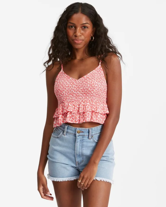 Billabong Stay Cool Crop Top Fuego Women Tops