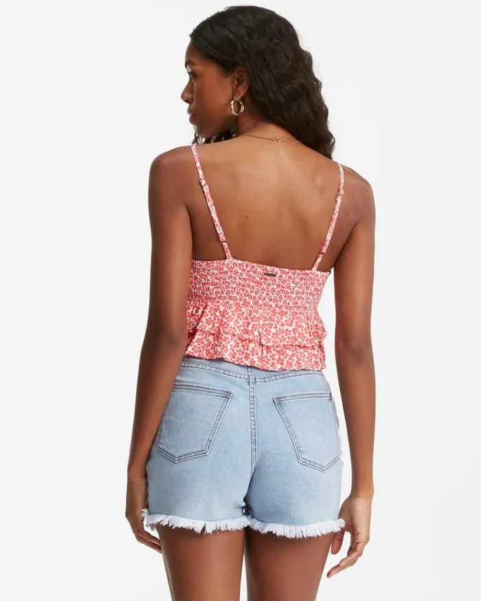 Billabong Stay Cool Crop Top Fuego Women Tops Billabong Stay Cool Crop Top Fuego Women Tops