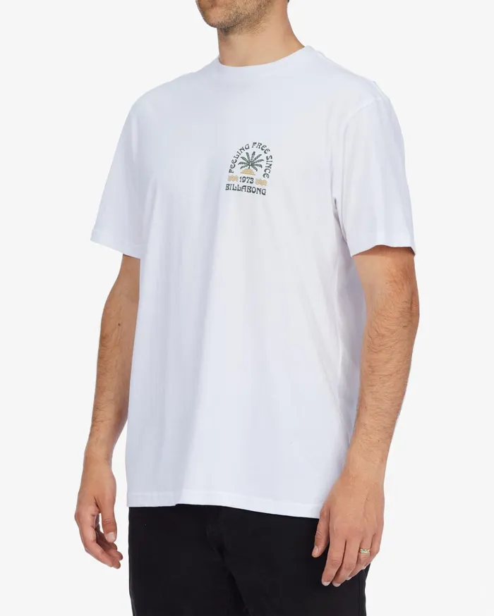 Billabong Steady Short Sleeve TShirt White Men TShirts Billabong Steady Short Sleeve TShirt White Men TShirts
