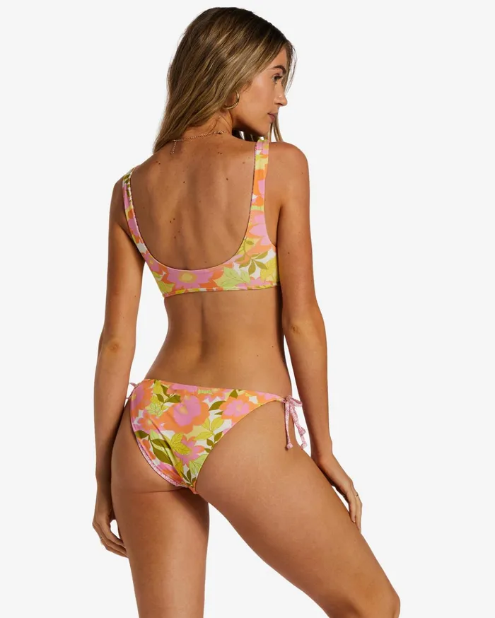 Billabong Summer Folk Reversible Medium Bikini Bottoms Multi Women Bikinis