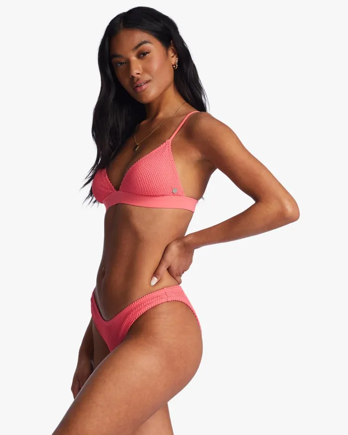 Billabong Summer High Fixed Triangle Bikini Top Coral Crush Women Bikinis Billabong Summer High Fixed Triangle Bikini Top Coral Crush Women Bikinis