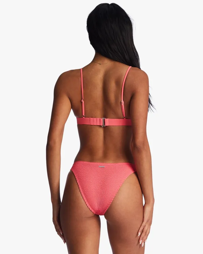 Billabong Summer High Fixed Triangle Bikini Top Coral Crush Women Bikinis Billabong Summer High Fixed Triangle Bikini Top Coral Crush Women Bikinis
