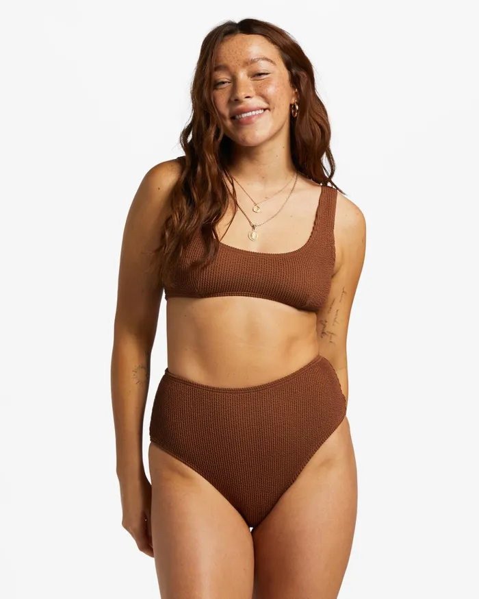 Billabong Summer High High Waist Bikini Bottoms Toasted Coconut Women Bikinis Billabong Summer High High Waist Bikini Bottoms Toasted Coconut Women Bikinis