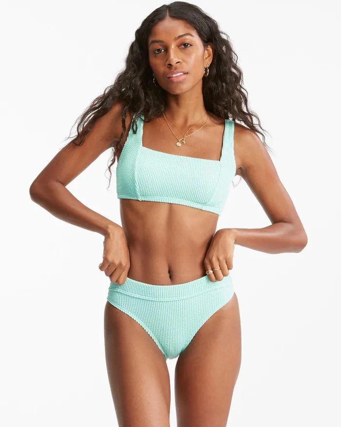 Billabong Summer High Maui Rider Bikini Bottoms Mint Kiss Women Solid Swimwear Billabong Summer High Maui Rider Bikini Bottoms Mint Kiss Women Solid Swimwear