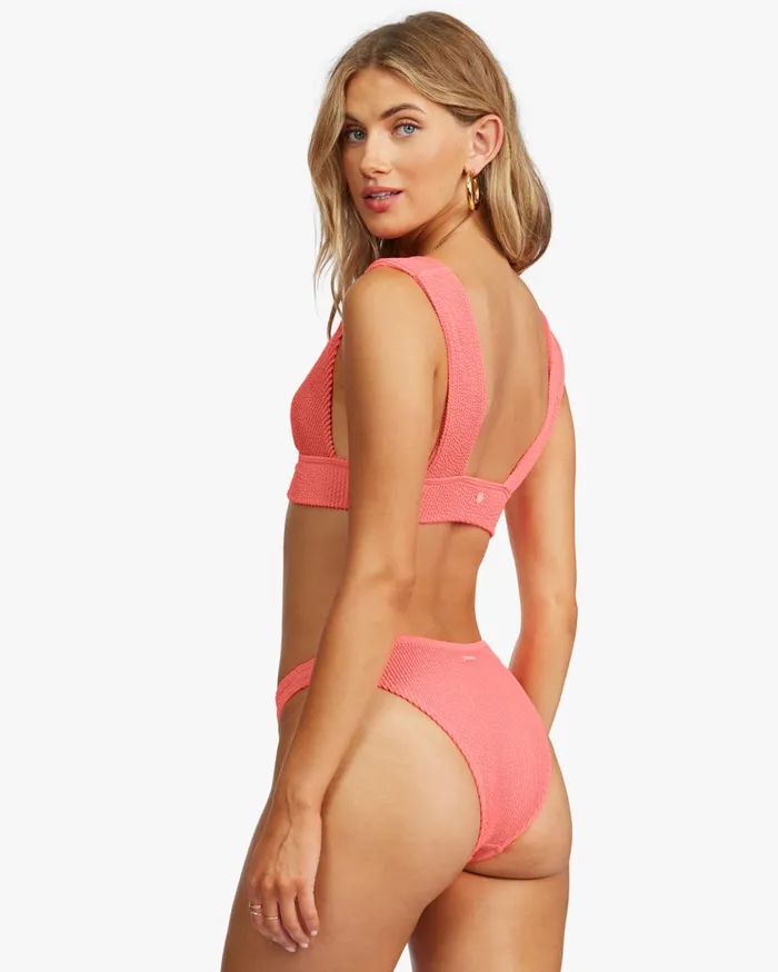 Billabong Summer High Tropic Bikini Bottoms Coral Crush Women Bikinis