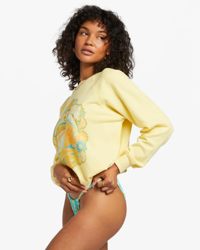 Billabong Summer Sweatshirt Sunbeam Women Hoodies and Fleece Billabong Summer Sweatshirt Sunbeam Women Hoodies and Fleece