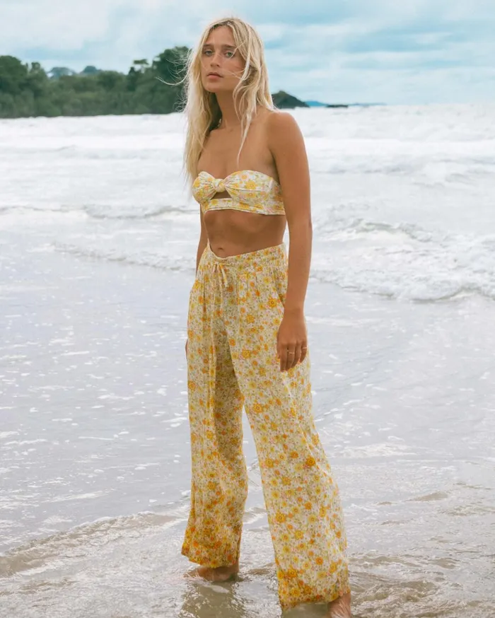 Billabong Sun Rays Crinkle Pants Multi 1 Women Pants