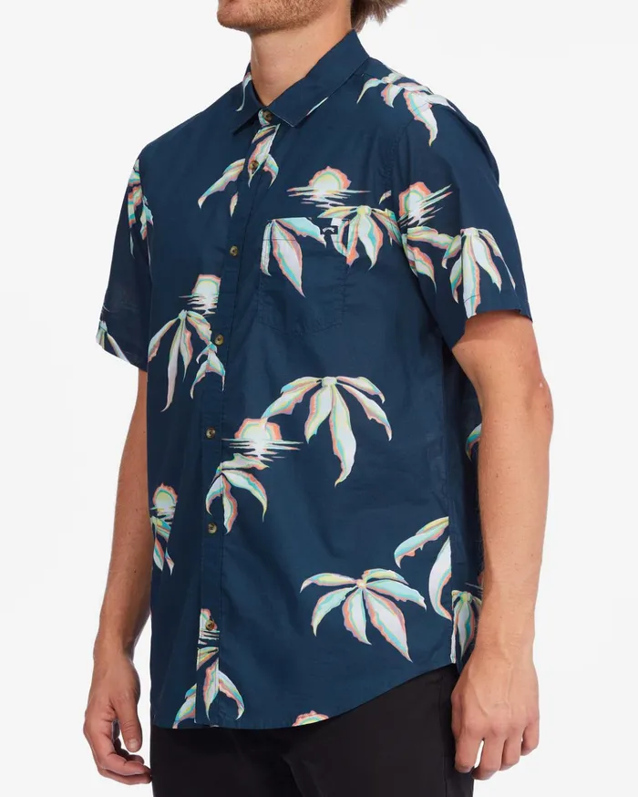 Billabong Sundays Floral Short Sleeve Shirt Navy Men Shirts Billabong Sundays Floral Short Sleeve Shirt Navy Men Shirts