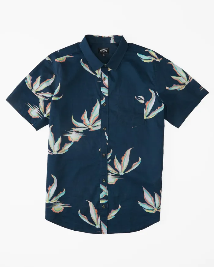 Billabong Sundays Floral Short Sleeve Shirt Navy Men Shirts Billabong Sundays Floral Short Sleeve Shirt Navy Men Shirts