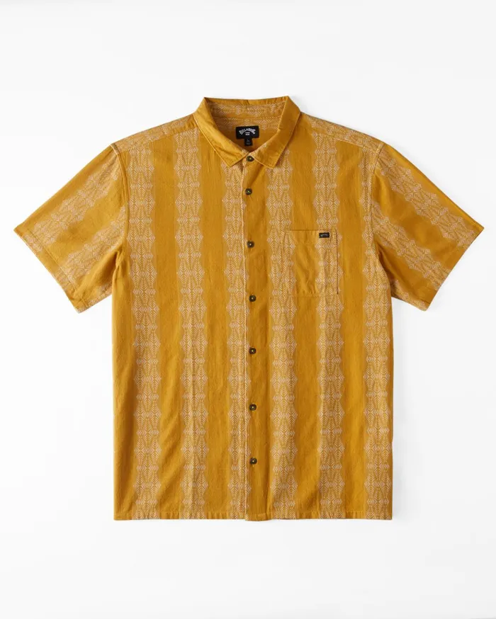 Billabong Sundays Jacquard Short Sleeve Shirt Beeswax Men Shirts Billabong Sundays Jacquard Short Sleeve Shirt Beeswax Men Shirts