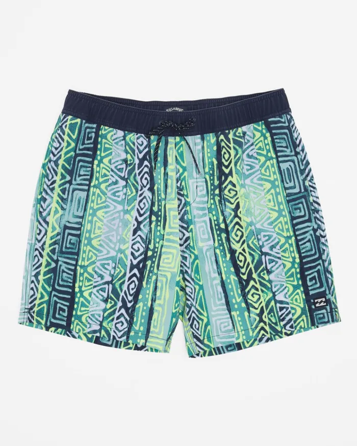 Billabong Sundays Layback 17quot Boardshorts Aqua Men Elastic Waist Boardshorts
