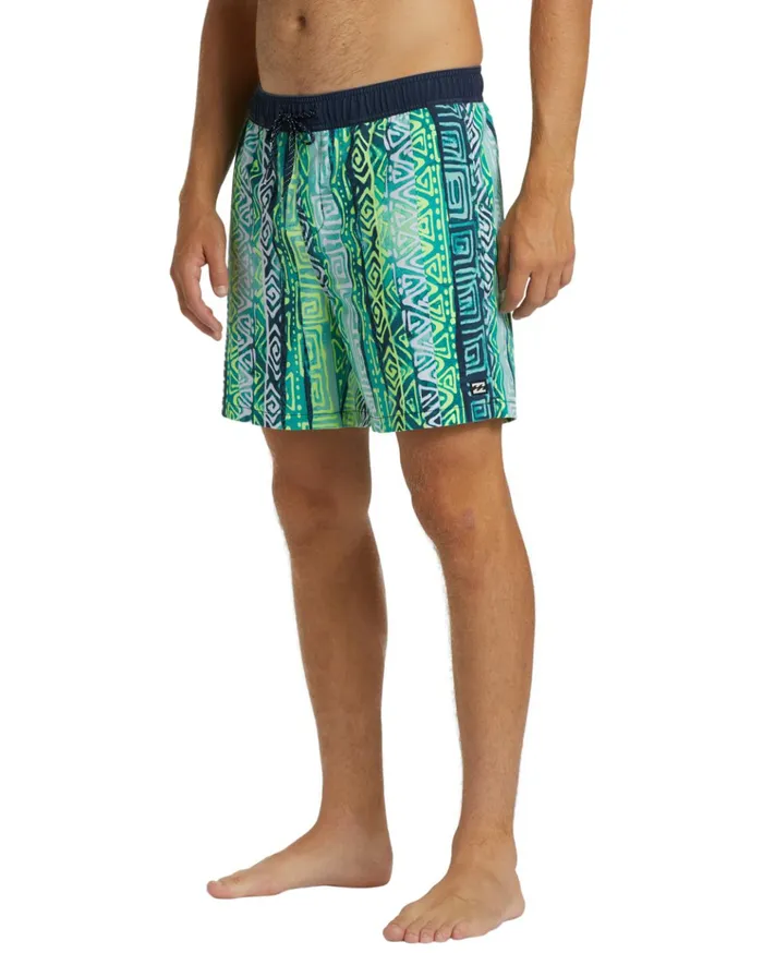Billabong Sundays Layback 17quot Boardshorts Aqua Men Elastic Waist Boardshorts Billabong Sundays Layback 17quot Boardshorts Aqua Men Elastic Waist Boardshorts