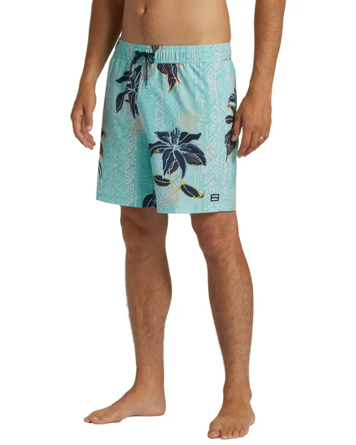 Billabong Sundays Layback 17quot Boardshorts Foam Men Elastic Waist Boardshorts Billabong Sundays Layback 17quot Boardshorts Foam Men Elastic Waist Boardshorts