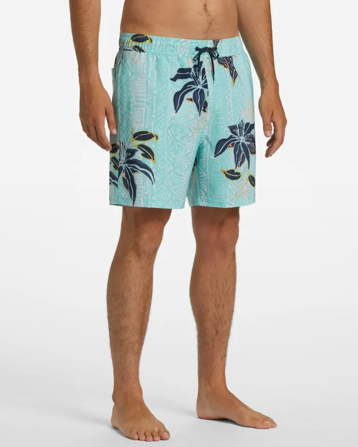 Billabong Sundays Layback 17quot Boardshorts Foam Men Elastic Waist Boardshorts Billabong Sundays Layback 17quot Boardshorts Foam Men Elastic Waist Boardshorts