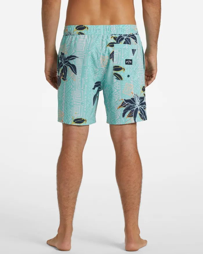 Billabong Sundays Layback 17quot Boardshorts Foam Men Elastic Waist Boardshorts Billabong Sundays Layback 17quot Boardshorts Foam Men Elastic Waist Boardshorts