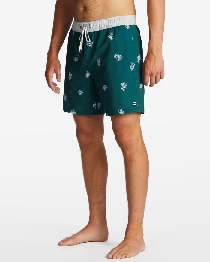 Billabong Sundays Layback 17quot Boardshorts Forest Men Elastic Waist Boardshorts Billabong Sundays Layback 17quot Boardshorts Forest Men Elastic Waist Boardshorts