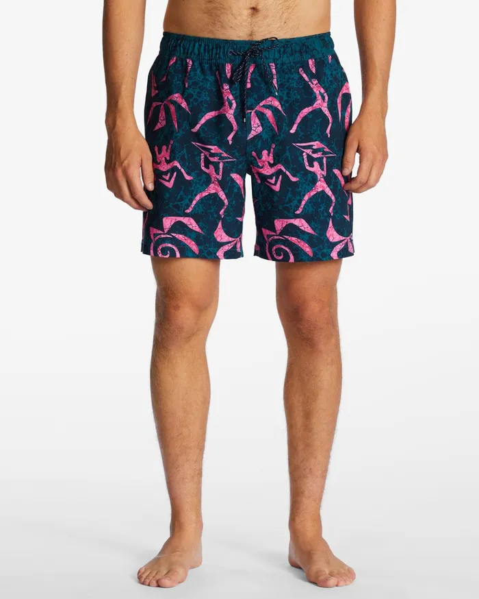 Billabong Sundays Layback 17quot Boardshorts Marine Men Elastic Waist Boardshorts Billabong Sundays Layback 17quot Boardshorts Marine Men Elastic Waist Boardshorts