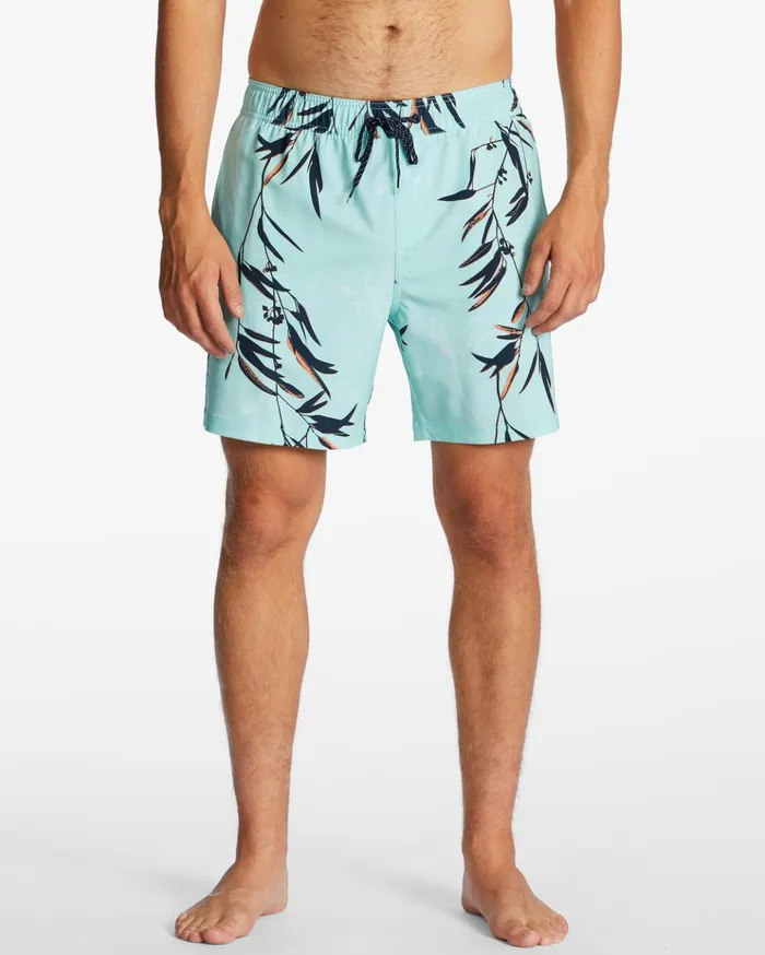Billabong Sundays Layback 17quot Boardshorts Mint Men Elastic Waist Boardshorts Billabong Sundays Layback 17quot Boardshorts Mint Men Elastic Waist Boardshorts