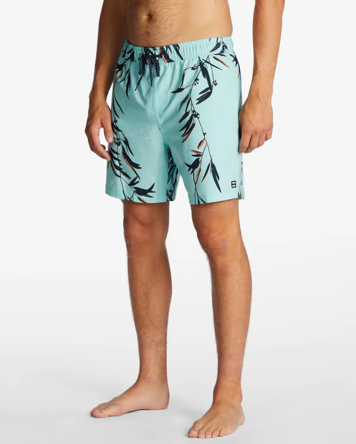 Billabong Sundays Layback 17quot Boardshorts Mint Men Elastic Waist Boardshorts Billabong Sundays Layback 17quot Boardshorts Mint Men Elastic Waist Boardshorts
