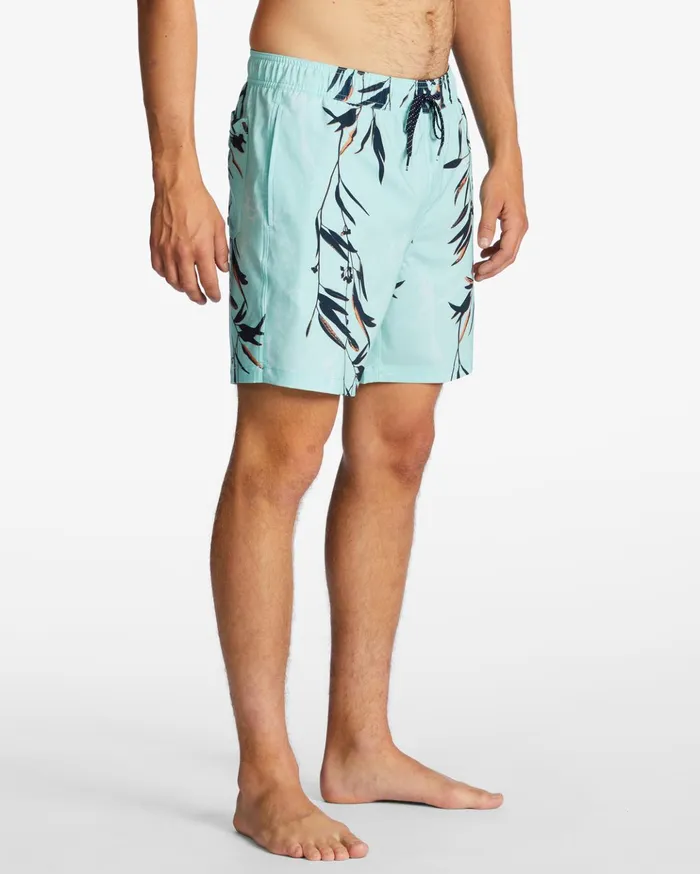 Billabong Sundays Layback 17quot Boardshorts Mint Men Elastic Waist Boardshorts Billabong Sundays Layback 17quot Boardshorts Mint Men Elastic Waist Boardshorts