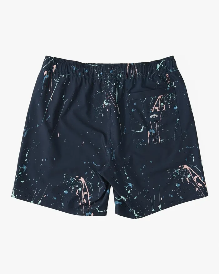 Billabong Sundays Layback 17quot Boardshorts Navy Men Elastic Waist Boardshorts Billabong Sundays Layback 17quot Boardshorts Navy Men Elastic Waist Boardshorts