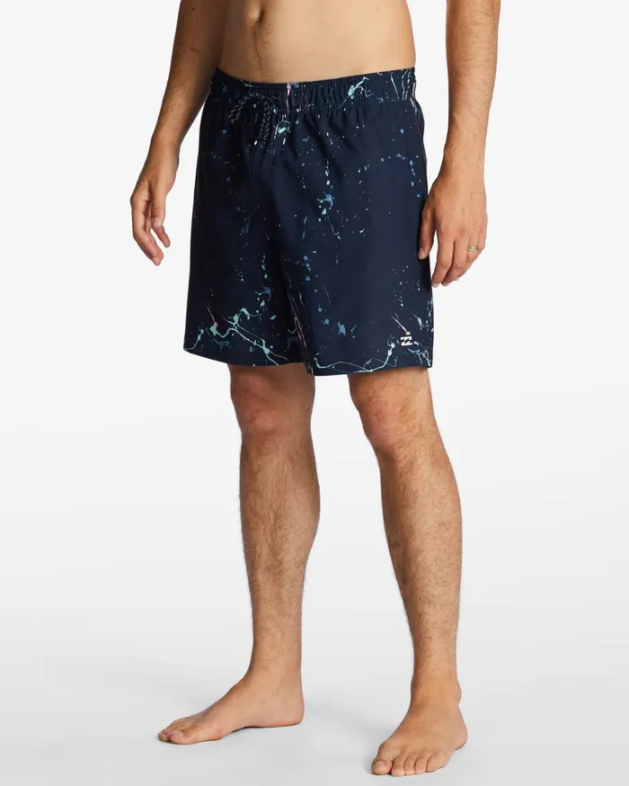 Billabong Sundays Layback 17quot Boardshorts Navy Men Elastic Waist Boardshorts Billabong Sundays Layback 17quot Boardshorts Navy Men Elastic Waist Boardshorts