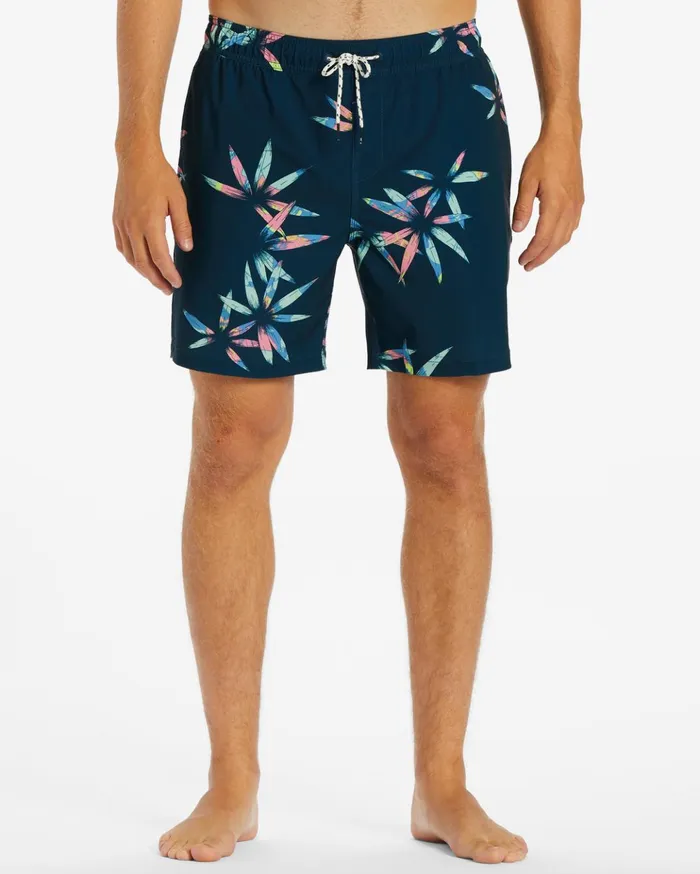 Billabong Sundays Layback Boardshorts 17quot Dark Blue Men Elastic Waist Boardshorts Billabong Sundays Layback Boardshorts 17quot Dark Blue Men Elastic Waist Boardshorts