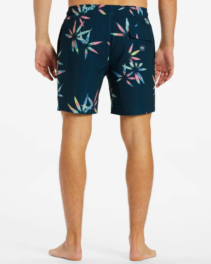 Billabong Sundays Layback Boardshorts 17quot Dark Blue Men Elastic Waist Boardshorts Billabong Sundays Layback Boardshorts 17quot Dark Blue Men Elastic Waist Boardshorts