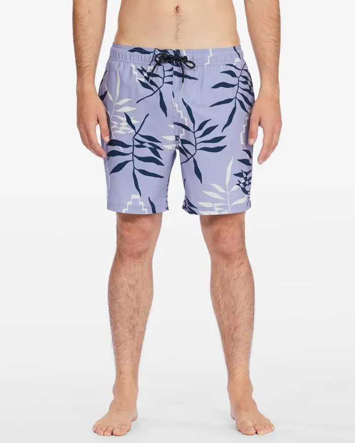 Billabong Sundays Layback Boardshorts 17quot Dusty Purple Men Elastic Waist Boardshorts Billabong Sundays Layback Boardshorts 17quot Dusty Purple Men Elastic Waist Boardshorts
