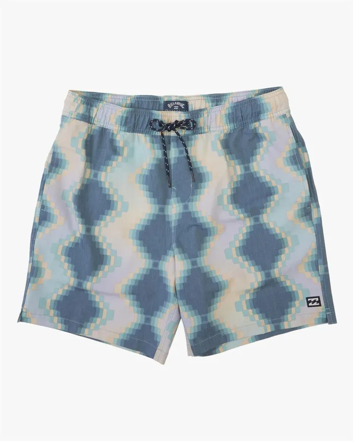 Billabong Sundays Layback Boardshorts 17quot Green Haze Men Elastic Waist Boardshorts Billabong Sundays Layback Boardshorts 17quot Green Haze Men Elastic Waist Boardshorts