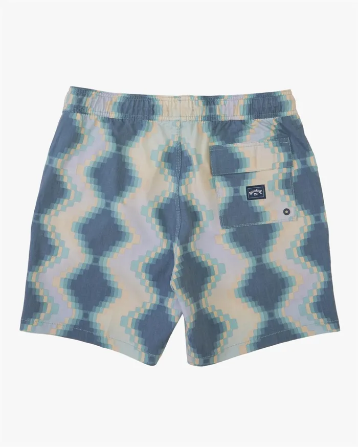 Billabong Sundays Layback Boardshorts 17quot Green Haze Men Elastic Waist Boardshorts Billabong Sundays Layback Boardshorts 17quot Green Haze Men Elastic Waist Boardshorts