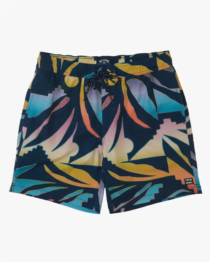 Billabong Sundays Layback Boardshorts 17quot Multi Men Elastic Waist Boardshorts Billabong Sundays Layback Boardshorts 17quot Multi Men Elastic Waist Boardshorts