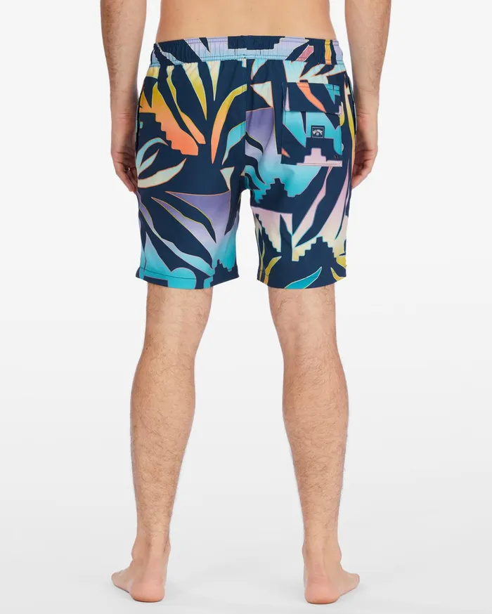 Billabong Sundays Layback Boardshorts 17quot Multi Men Elastic Waist Boardshorts Billabong Sundays Layback Boardshorts 17quot Multi Men Elastic Waist Boardshorts